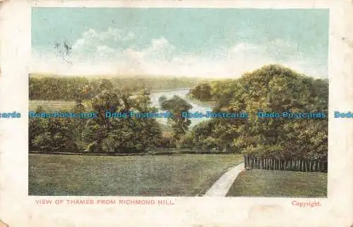 R675917 Blick auf die Themse vom Richmond Hill. 1905