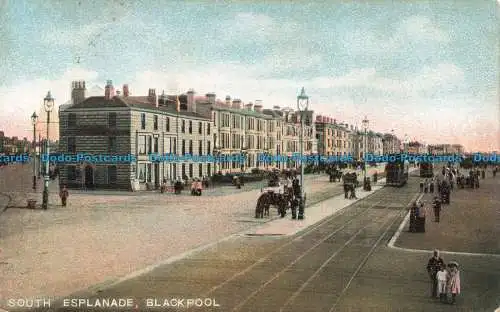 R675932 Blackpool. South Esplanade. B. B. Serie. Nr. 55. 1906