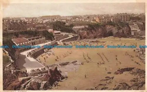 R678288 Newquay. Towan Beach. Postkarte. 1948