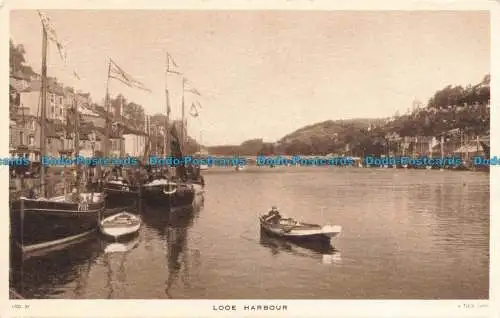 R678294 Looe Harbour. stecken. Postkarte