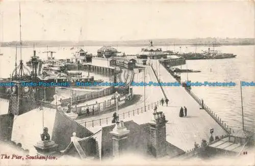 R678296 Southampton. Der Pier. J. Welch. 1904