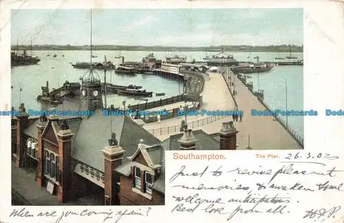 R678301 Southampton. Der Pier. Pfau. 1907