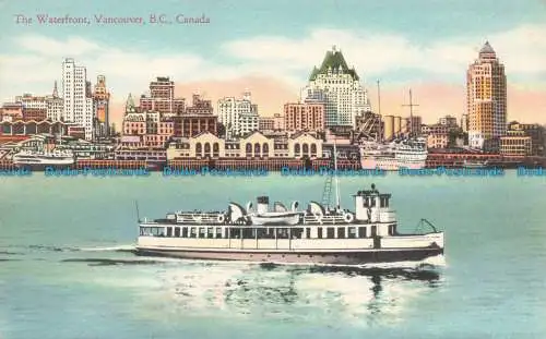 R678312 Vancouver. B.C. Kanada. The Waterfront. Coast Publishing