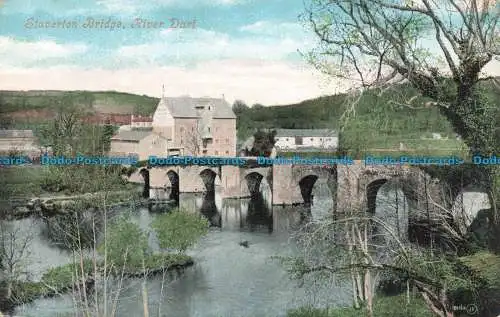 R676928 Staverton Bridge. River Dart. Valentine Serie