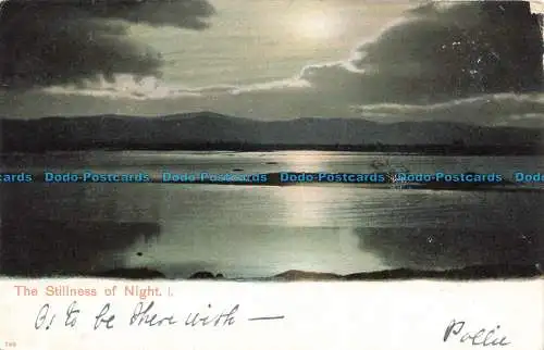 R675989 Die Stille der Nacht. Bildbriefpapier. Autochrom. 1903