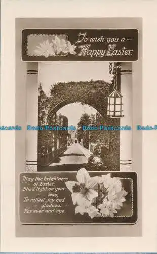 R677463 Grußkarte. Ihnen frohe Ostern zu wünschen. Bogen. RP. 1934