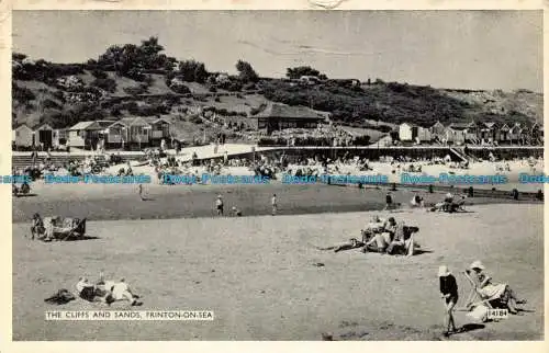 R678374 Frinton on Sea. Die Klippen und der Sand. J. Salmon. Fotostil. 1958