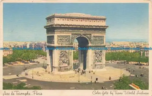 R678403 Paris. Arc de Triomphe. Trans World Airlines