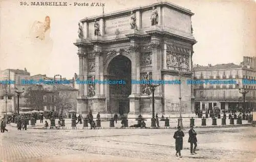 R678410 Marseille. Porte d Aix. Postkarte