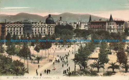 R678411 Barcelona. Plaza de Cataluna. LL. 45