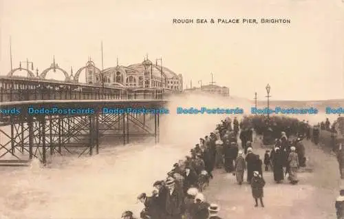 R677004 Brighton. Rough Sea and Palace Pier. Nr. 4