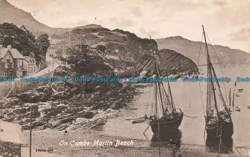 R677017 On Combe Martin Beach. Valentines Serie. 1919