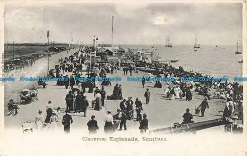 R678447 Southsea. Clarence Esplanade. 1903