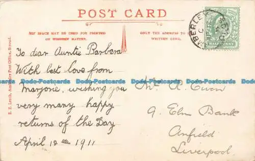 R677573 Amberley. E. E. Leech. Postkarte