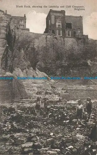 R67621 Brighton. Black Rock. Zeigt die Landslip and Cliff Creamery. Nr. 420