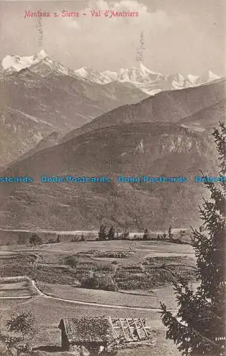 R676127 Montana s.Sierre. Val d Anniviers. G. Werro. Nr. 9. Halle