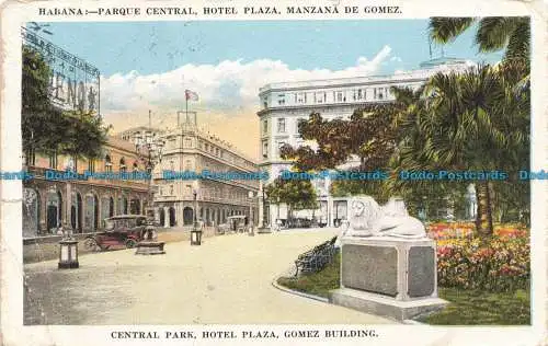 R677606 Central Park. Hotel Plaza. Gomez Gebäude. 1922