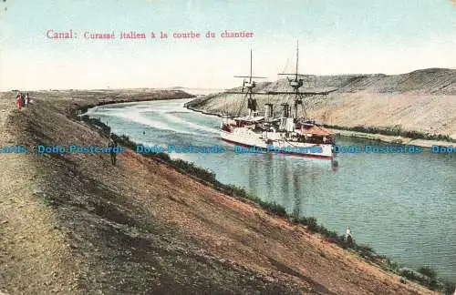 R677620 Kanal. Curasse Italien a la Courbe du Chantier. Lichtenstern und Harari