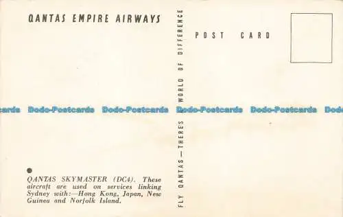 R677652 Qantas Skymaster. Qantas Empire Airways