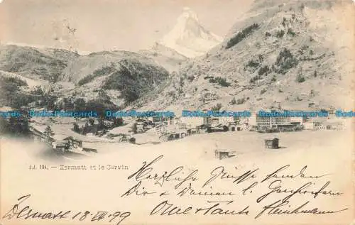 R677672 Zermatt et le Cervin. Jullien Freres