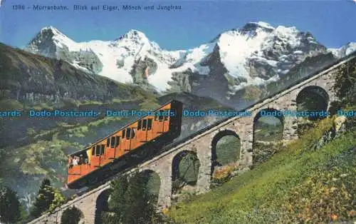 R677675 Murrenbahn. Blick auf Eiger. Mönch und Jungfrau. Societe Graphique Neuch