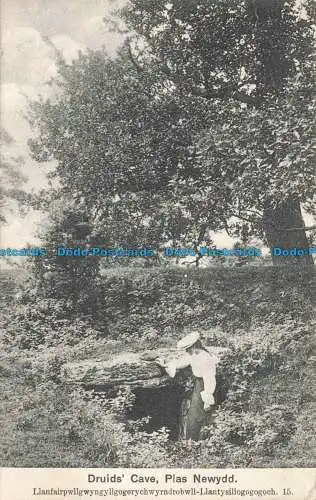 R676212 Druidenhöhle. Plas Newydd. E. E. Roberts Serie