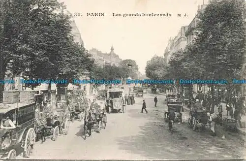 R677683 Paris. Les Grands Boulevards. M.J