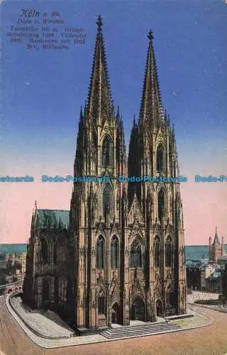 R676216 Köln a.Rh. Dom v. Westen. H.W.K