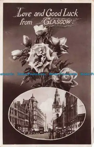 R678580 Liebe und viel Glück aus Glasgow. RP. 1935