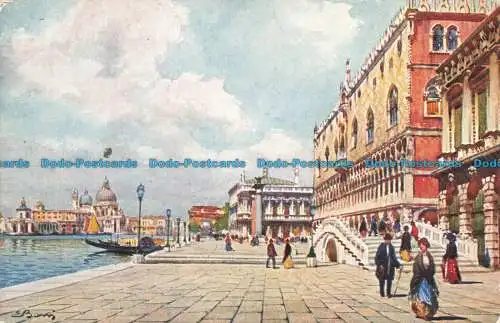 R677687 Venezia. Il Molo e Palazzo Ducale. C. Varagnolo