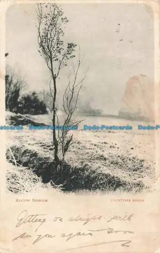 R676222 Schneeszene. Serie Valentine. 1905