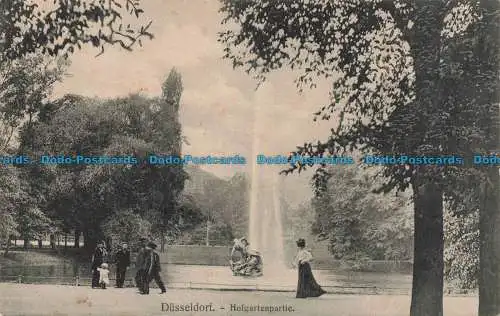 R677724 Düsseldorf. Hofgartenpartie. Friedr. Wolfrum. Nr. 709