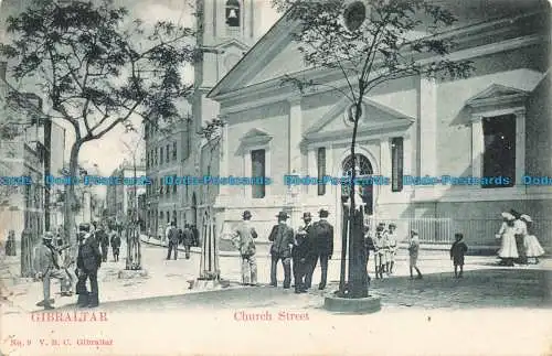 R678622 Gibraltar. Kirchenstraße. V.B.C.Nr. 9