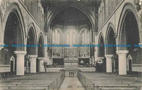 R678631 Tottenham. Kirche St. Marien. Innenraum. 1907