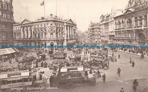 R678654 London. Piccadilly Circus. London Stereoscopic Company Lesco Serie