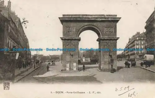 R677762 Dijon. Porte Guillaume. L. V. 1909