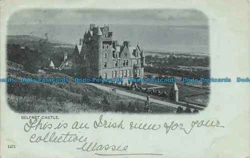 R678690 Belfast Castle. Postkarte. 1902