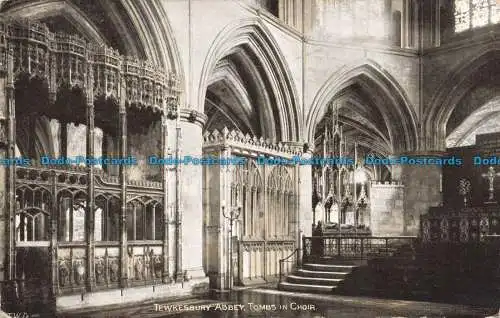 R678718 Tewkesbury Abbey. Gräber im Chor. E. T. W. D. 1904