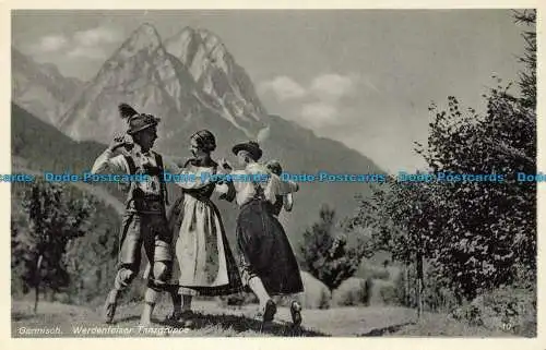 R677836 Garmisch. Werdenfelser Tanzgruppe. R. Rudolphi