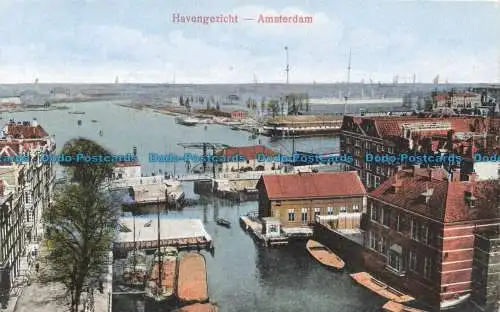 R677845 Amsterdam. Havengezicht