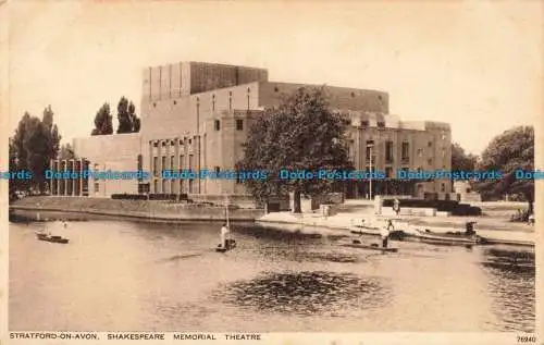 R677891 Stratford auf Avon. Shakespeare Memorial Theatre. Photochrom