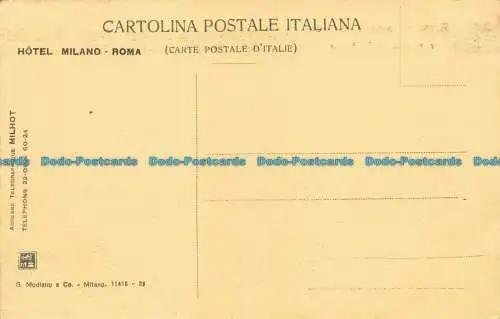 R678890 Roma. Castel S. Angelo e Veduta di S. Pietro. G. Modiano. 1910