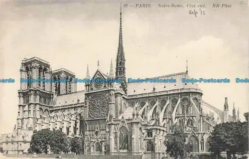 R678894 Paris. Notre Dame. Cote Sud. ND. Foto