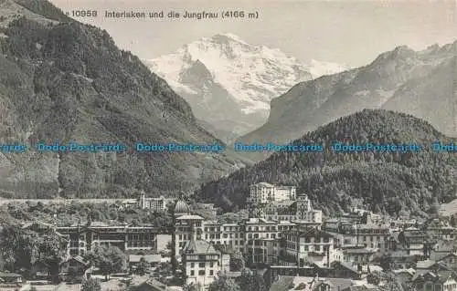 R678897 Interlaken und die Jungfrau. Fotoglob