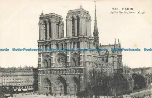 R678900 Paris. Eglise Notre Dame. C.M