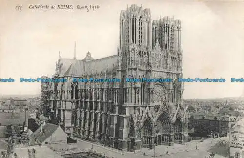 R678929 Cathedrale de Reims. ND. Fot. 1910