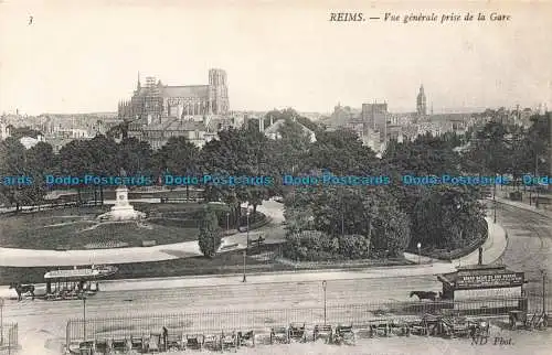 R678931 Reims. Vue Generale Prise de la Gare. ND. Foto