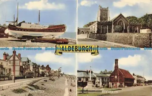 R678947 Aldeburgh. Südparade. The Moot Hall. Kirche. M. und L. National Serie