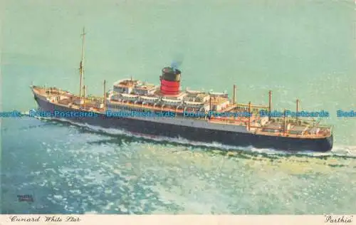 R678950 Parthia. Cunard White Star. Walter Thomas