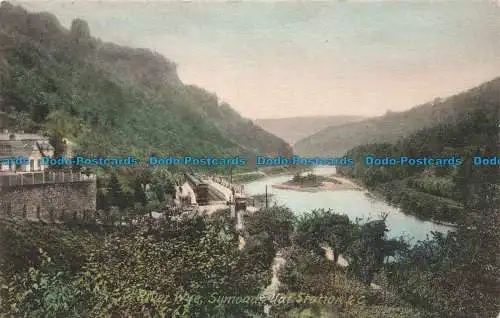 R677991 River Wye. Symonds Yat Station und C. F. Frith. Nr. 32436